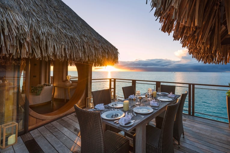 Conrad Bora Bora Nui Presidential  Outside Dining