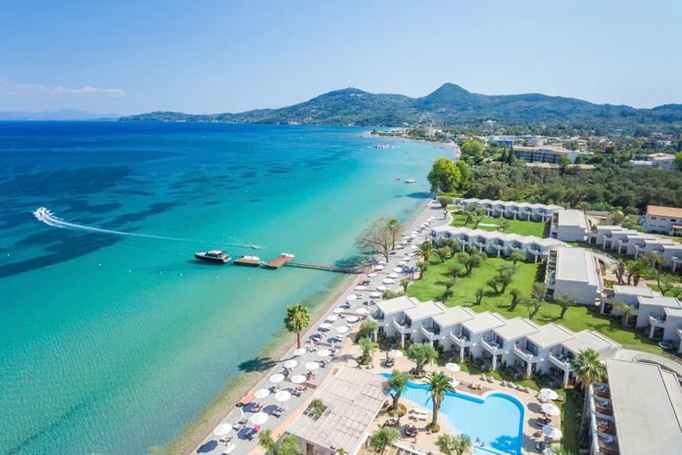 Domes Miramare Corfu, Řecko – Korfu | Exclusive Tours Aerial-Hotel-VIew