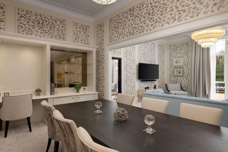Fairmont Windsor Park, Velká Británie – Windsor | Exclusive Tours Untitled-3_0003_Suite-0034-Dining-Room