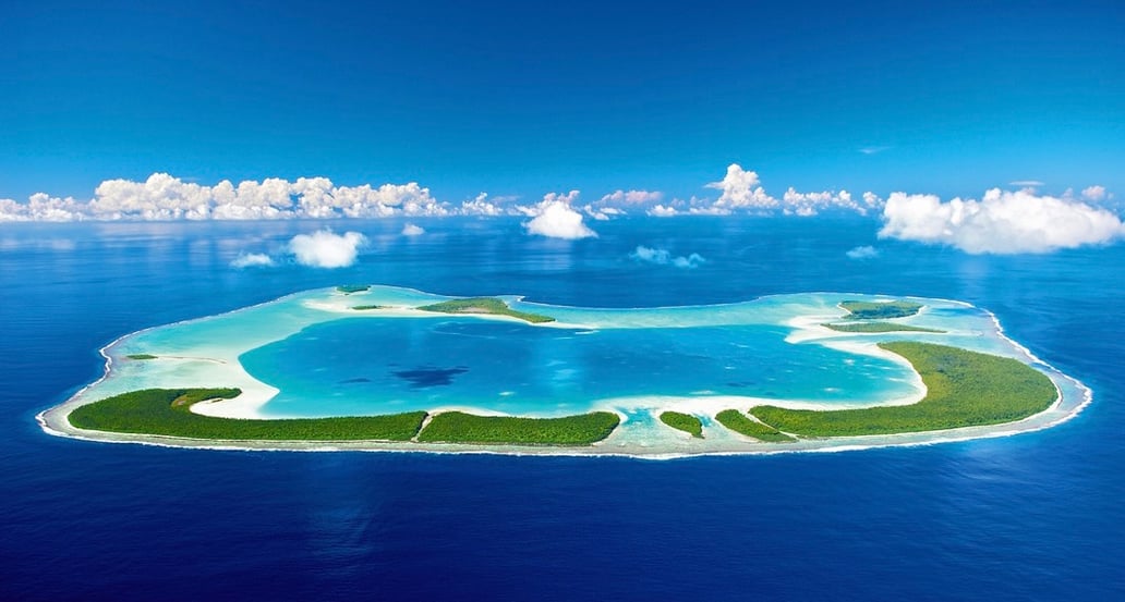 Francouzská Polynésie ostrov Brando_ the-brando-aerial-view_26559212307_o