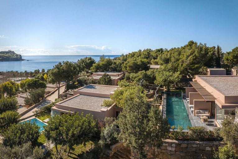 GRECOTEL Cape Sounio Grecotel Boutique Resort, Řecko – Athénská riviéra 073-RV-view-from-the-room-swim-up-premier-bungalow_115172580