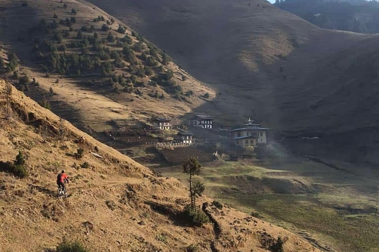 Gangtey Lodge mountain-biking