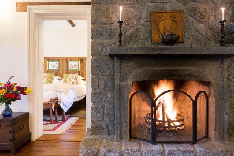 Gibbs Farm Gibbs-Farm-Deutsches-house-fireplace-and-bedroom