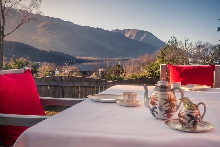 Glencoe House, Velká Británie – Skotsko | Exclusive Tours tea-on-suite-1-terrace