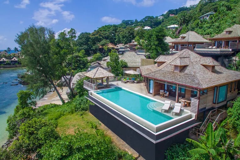 Hilton Seychelles Northolme Resort & Spa aerial-view-presidential-villa