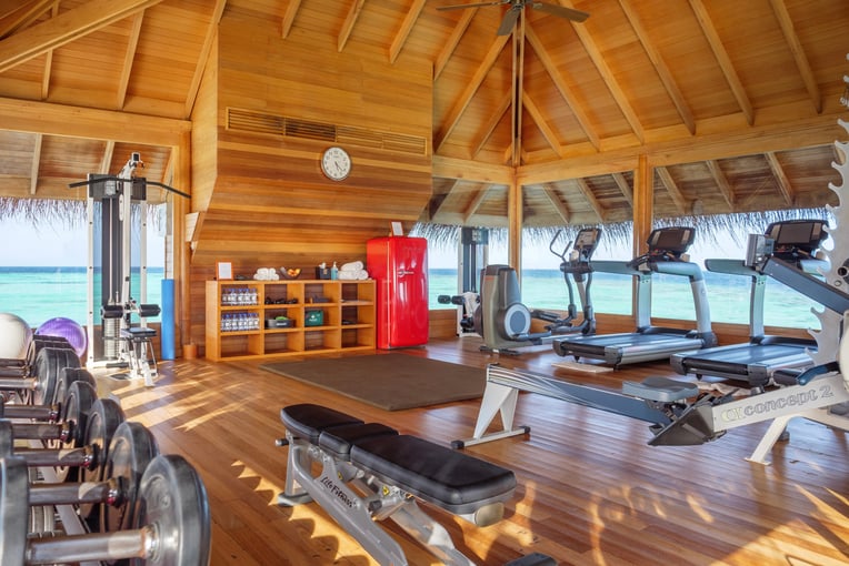 Huvafen Fushi Maldives Huvafen-Fushi-Spa-Overwater-Gym-2-scaled