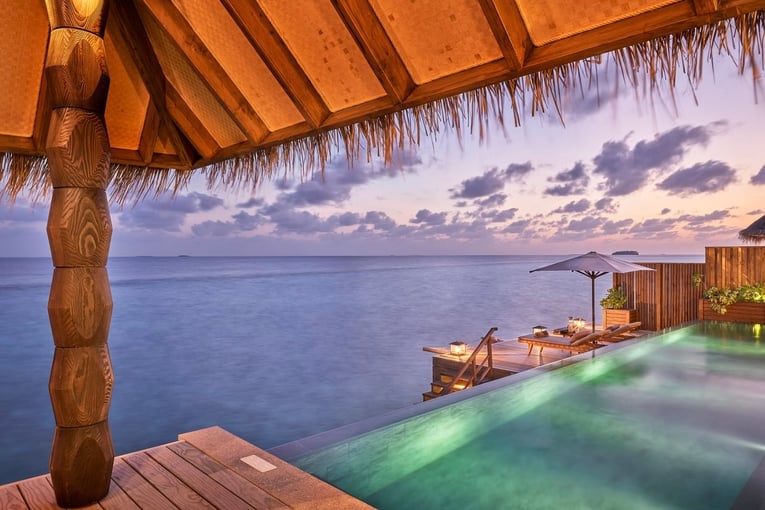 Joali Maldives Sunset Luxury Water Villa with Pool Outdoor - Medium