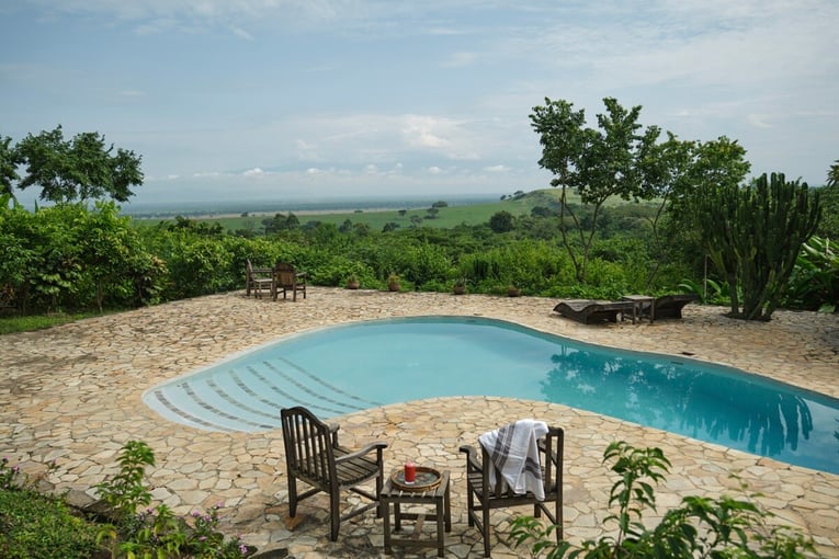 Kyambura Gorge Lodge, Uganda –Kyambura Gorge | Exclusive Tours Kyambura-Gorge-Lodge-Pool