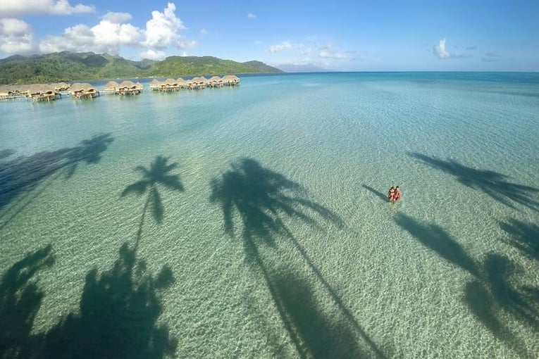 Le Tahaa  le-taha-a-island-resort-spa-aerial-view