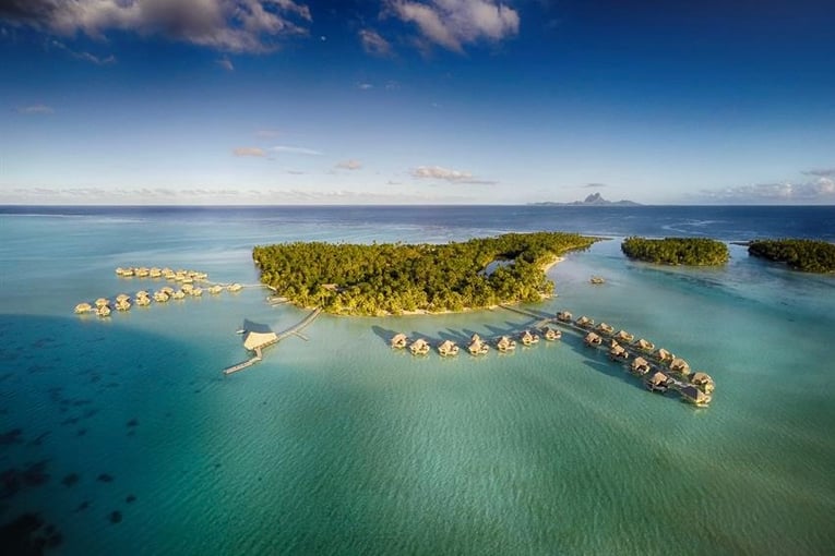 Le Tahaa le-taha-a-island-resort-spa-aerial-view