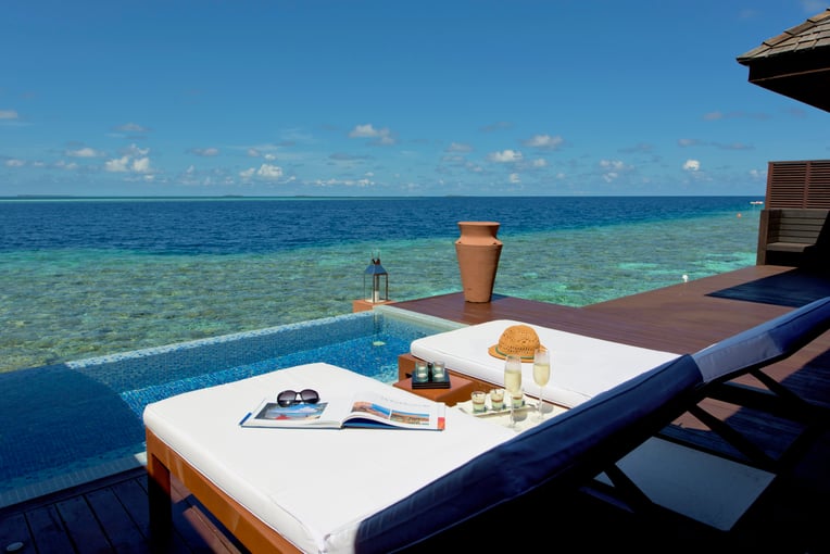 Lily Beach Resort & Spa Deluxe Water Villa exterior