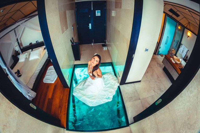 Lily Beach Resort & Spa Glass_Floor_Weddings