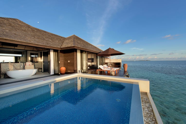 Lily Beach Resort & Spa Sunset Water Suite exterior