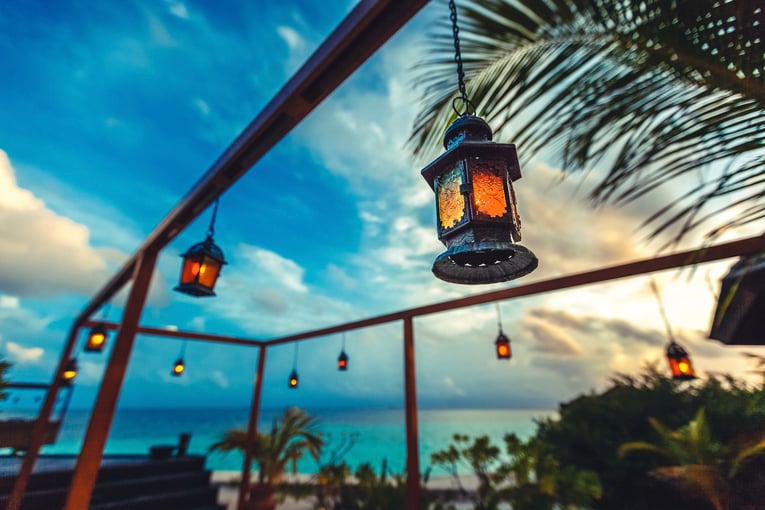 Lily Beach Resort & Spa Tamarind lanterns