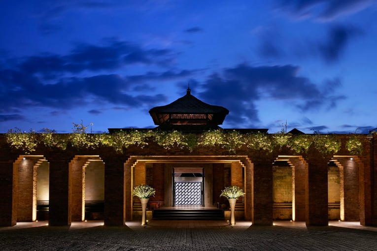 Mandapa, A Ritz Carlton Reserve Welcome courtyard