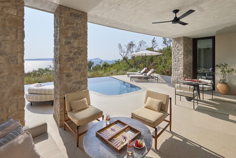 Mandarin Oriental, Costa Navarino costa-navarino-mandarin-pool-villa-terrace
