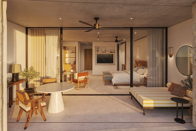 Mandarin Oriental, Costa Navarino costa-navarino-rendering-bay-view-suite-view-2