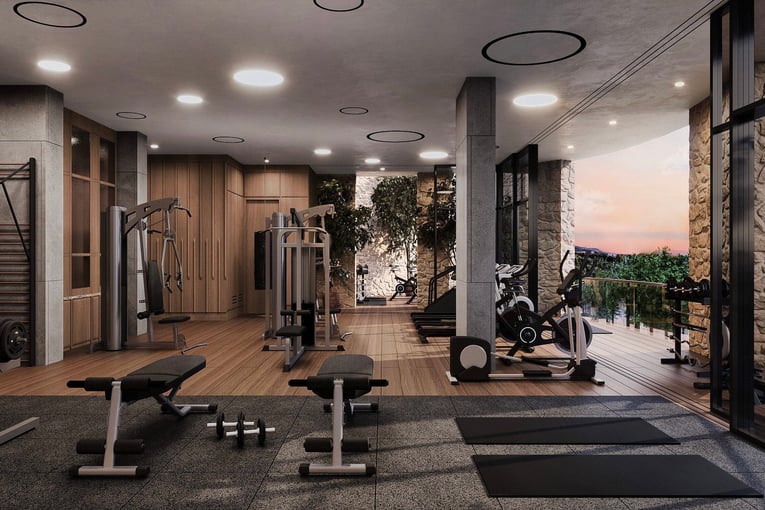 Mandarin Oriental, Costa Navarino costa-navarino-rendering-gym