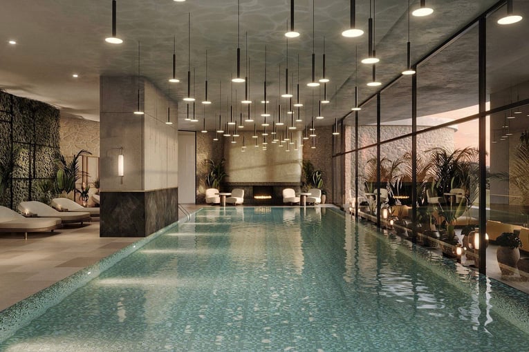 Mandarin Oriental, Costa Navarino costa-navarino-rendering-spa-pool