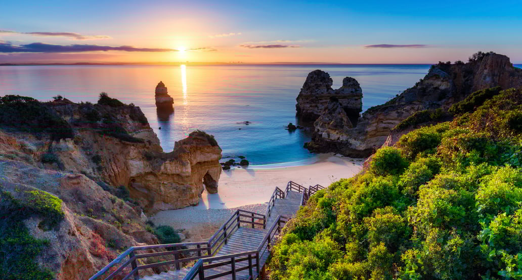 Nejlepší moře Evropy_Portugalsko, Algarve_shutterstock_1387907822