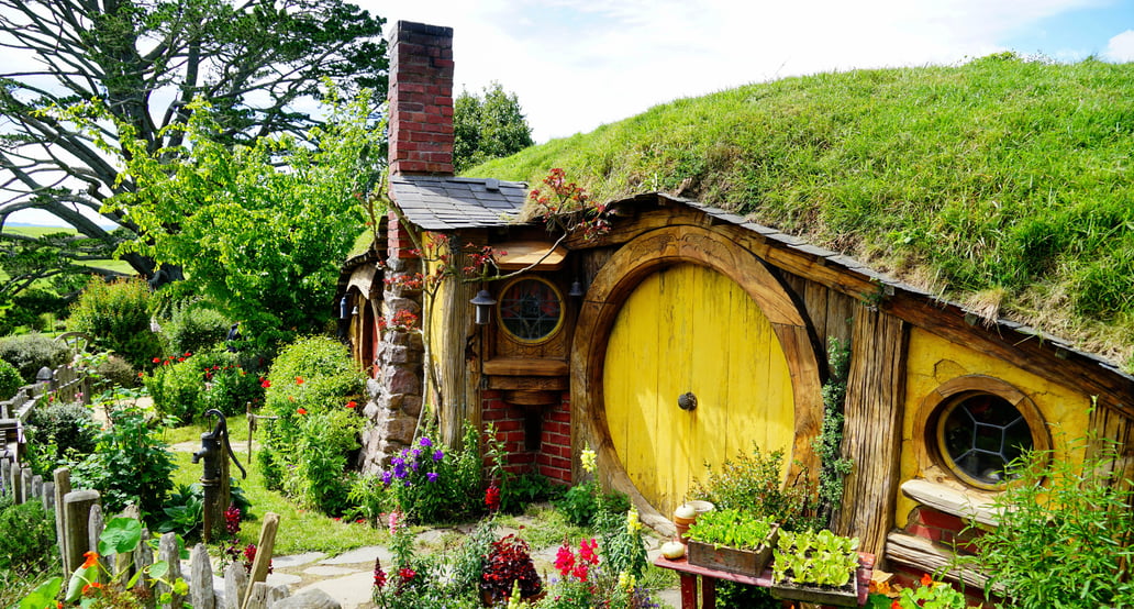 Nový Zéland Hobbitín shutterstock_783311872