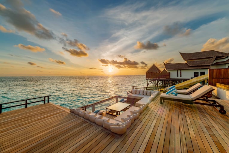 OZEN RESERVE BOLIFUSHI - Private Ocean RESERVE - Outdoor Deck 2