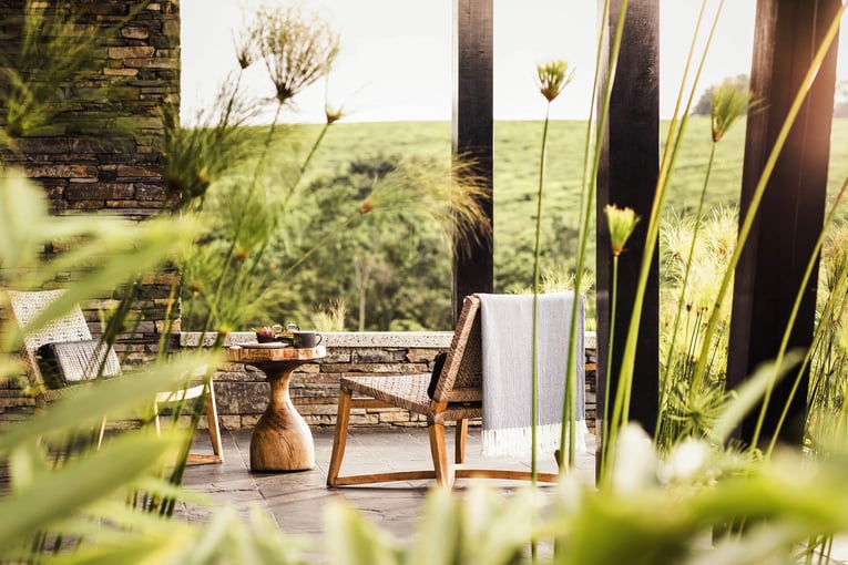 One&Only Nyungwe House oonh-resort-terrace-seating-tea-time