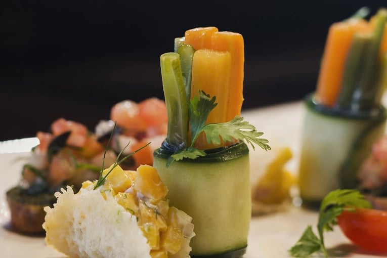 One&Only Nyungwe House oonh-tea-lounge-bar-canapes-portrait