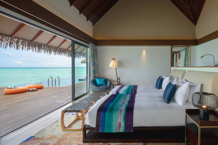Pullman Maldives Maamutaa 15_2BR_Twin-Bed-Pool-View-1