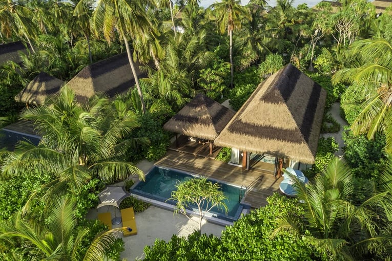 Pullman Maldives Maamutaa 7_Beach-Villa-Aerial-1