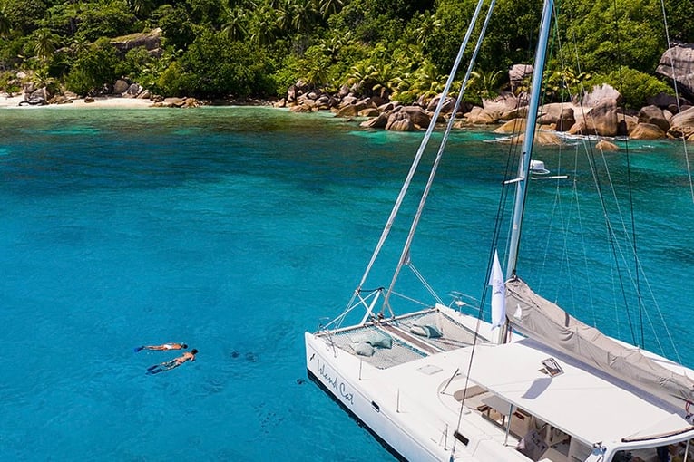 Raffles Seychelles ROPS_Snorkeling-Aerial