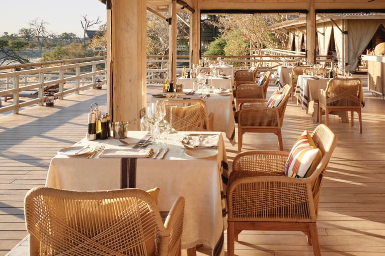 Savute Elephant Lodge, A Belmond Safari, Botswana – Chobe National Park | Exclusive Tours saf-sel-din-restaurant05