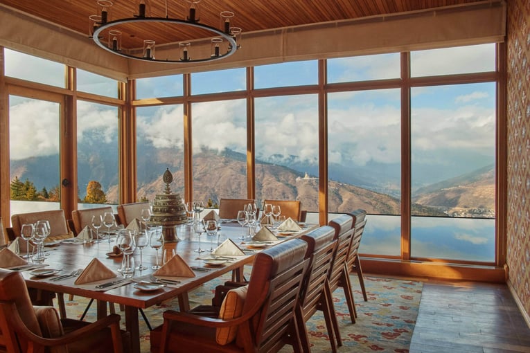 Six Senses Bhútán, Bhútán | Exclusive Tours 4_Thimphu_Private_Dining_Room