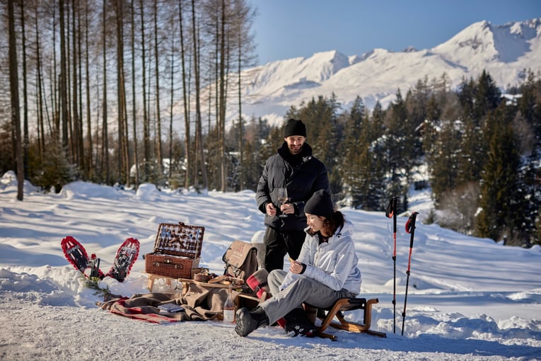 Six Senses Crans Montana, Švýcarsko – Crans Montana | Exclusive Tours Gourmet_Snowshoe_Discovery_Trail