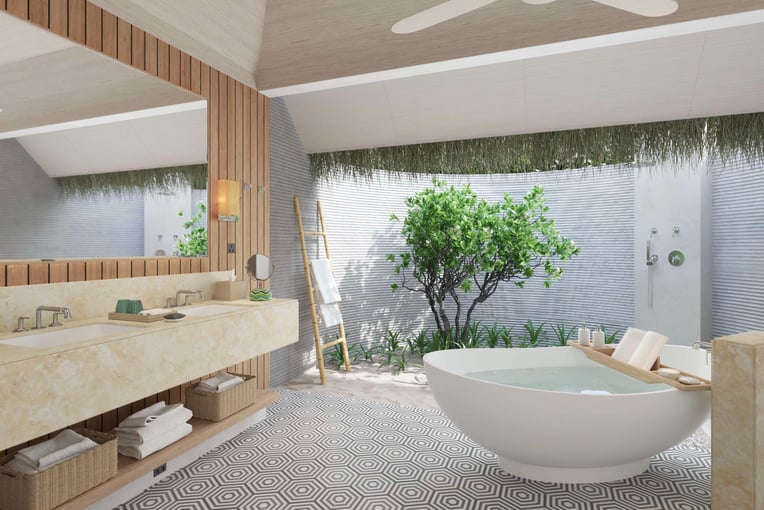 Six Senses Kanuhura, Lhaviyani Atoll – Maledivy 2bedroom-beach-villa-with-pool-bathroom-view