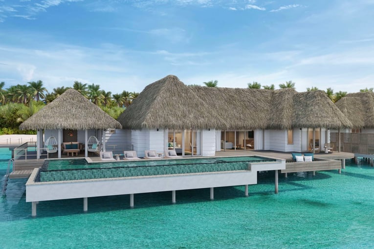 Six Senses Kanuhura, Lhaviyani Atoll – Maledivy 2bedroom-water-villa-with-pool-outside-deck-view