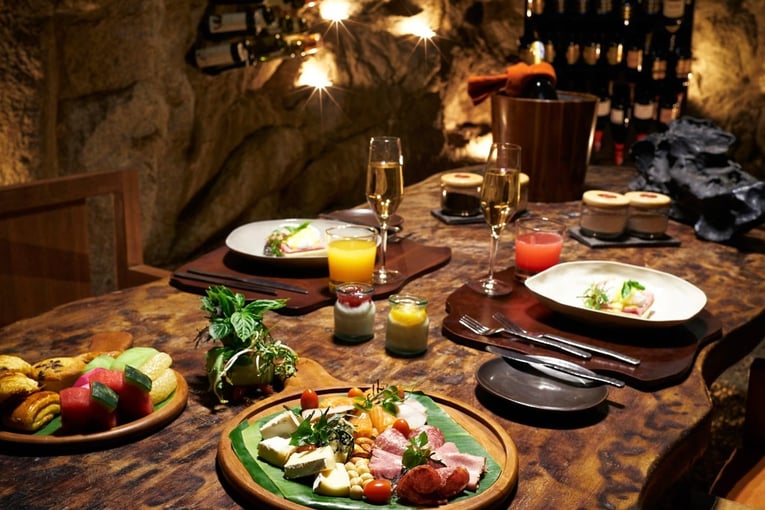 Six Senses Ninh Van Bay ninh-van-bay-vietnam-wine-cave-breakfast