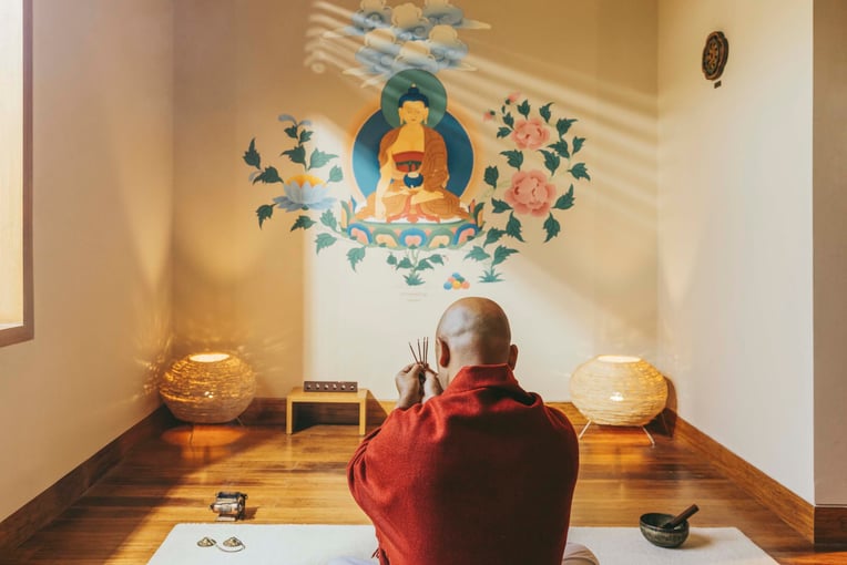 Six Senses Vana, Indie – Dehradun Accomodation_Vana_Suite_Meditation_Room