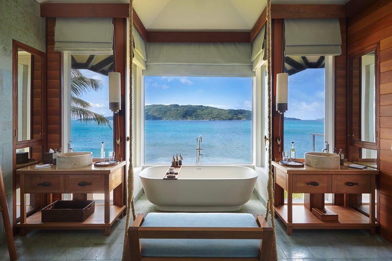 Six Senses Zil Pasyon felicite-seychelles-pool-villa-bathroom