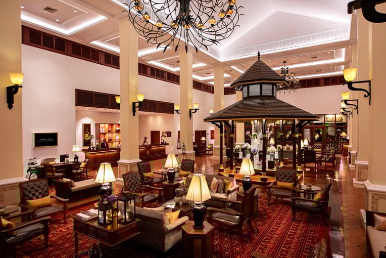 Sofitel Angkor Phokeethra Golf & Spa Resort Lobby-Evening
