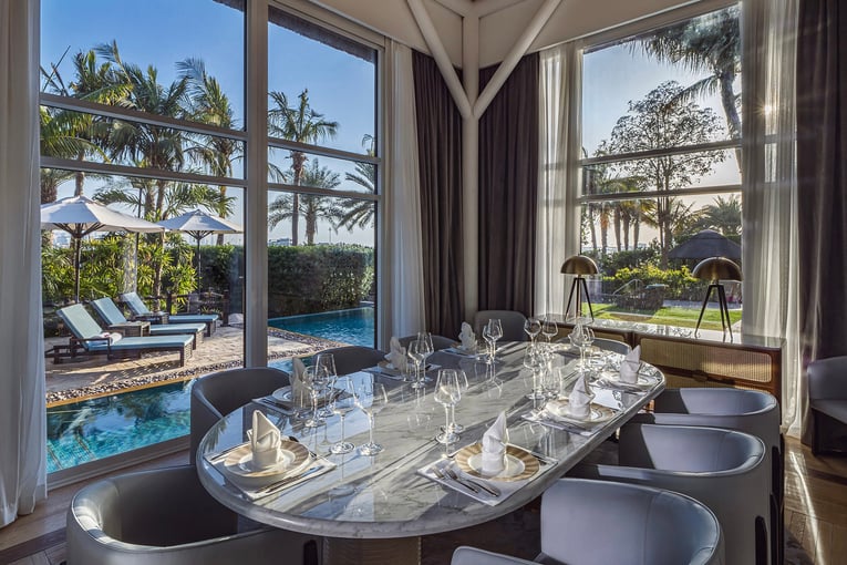 Sofitel Dubai The Palm Lodge-Villa-300-Dining-Room