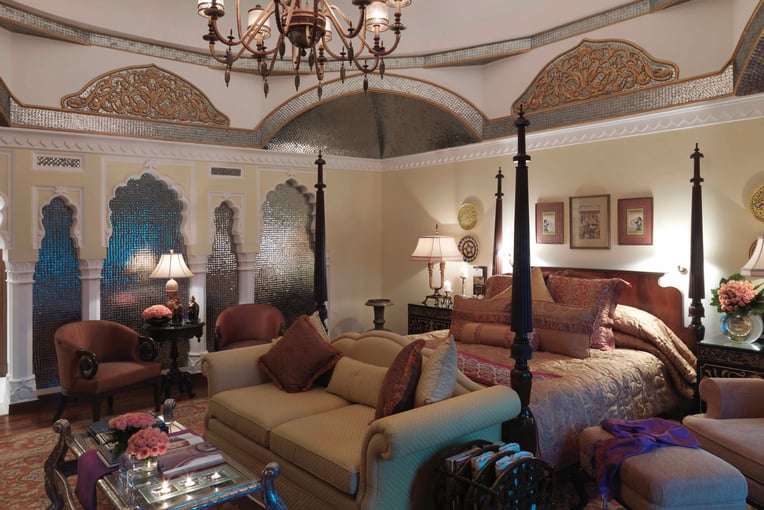 Taj Rambagh Palace, Indie – Jaipur Historical Suite