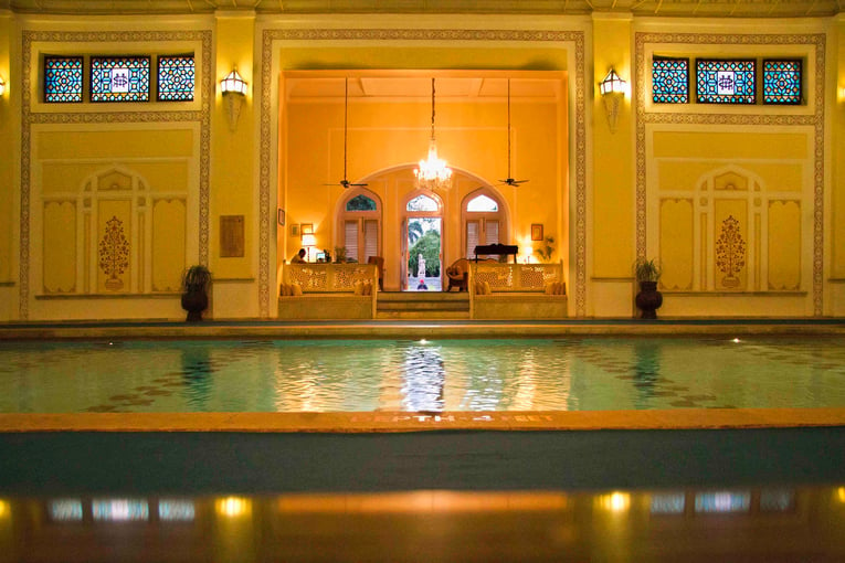 Taj Rambagh Palace, Indie – Jaipur Pool - Indoor