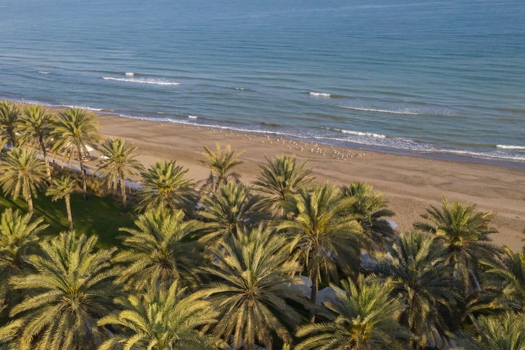 The Chedi Muscat CMU-Overview-Beach-view