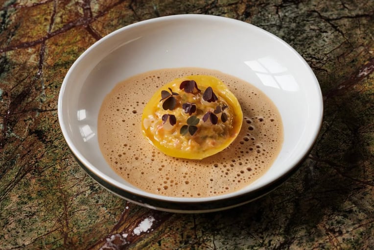 The Fife Arms, Velká Británie – Skotsko, Braemar | Exclusive Tours Macduff-Lobster-Ravioli-Clunie-Dining-Room