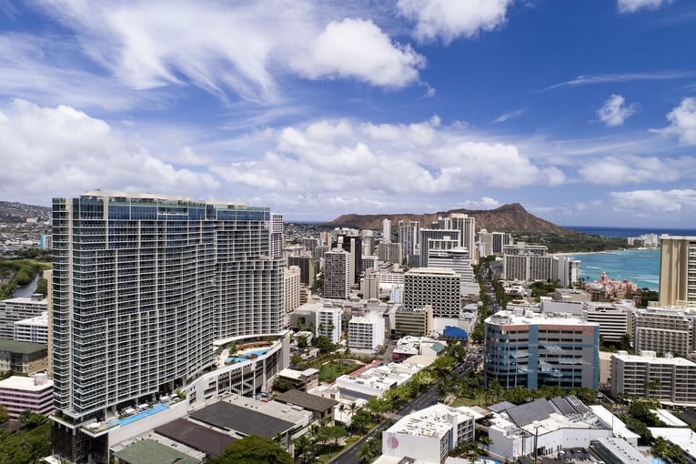 The Ritz-Carlton Residences Waikiki Beach RC Waikiki Exterior Drone Day 7006