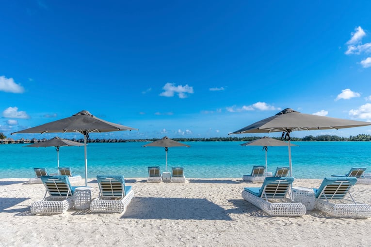 The St. Regis Bora Bora Resort bobxr-beach-area-2071-hor-clsc