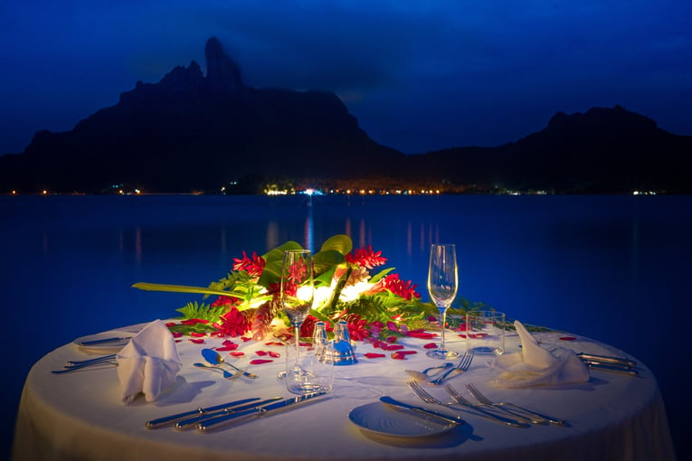 The St. Regis Bora Bora Resort bobxr-dinner-in-villa-3937-hor-clsc