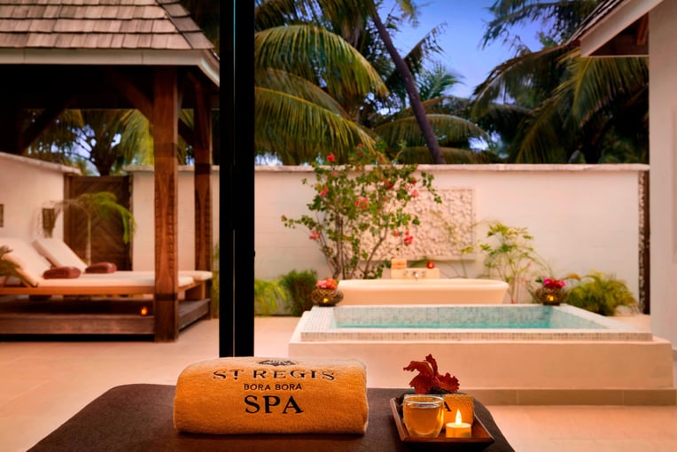 The St. Regis Bora Bora Resort bobxr-spa-5647-hor-clsc