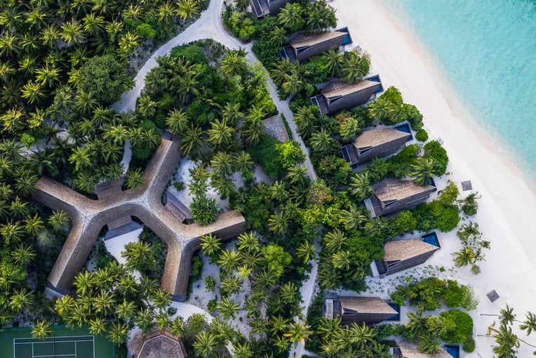 The St. Regis Maldives Vommuli Resort mlexr-aerial-2704-hor-clsc